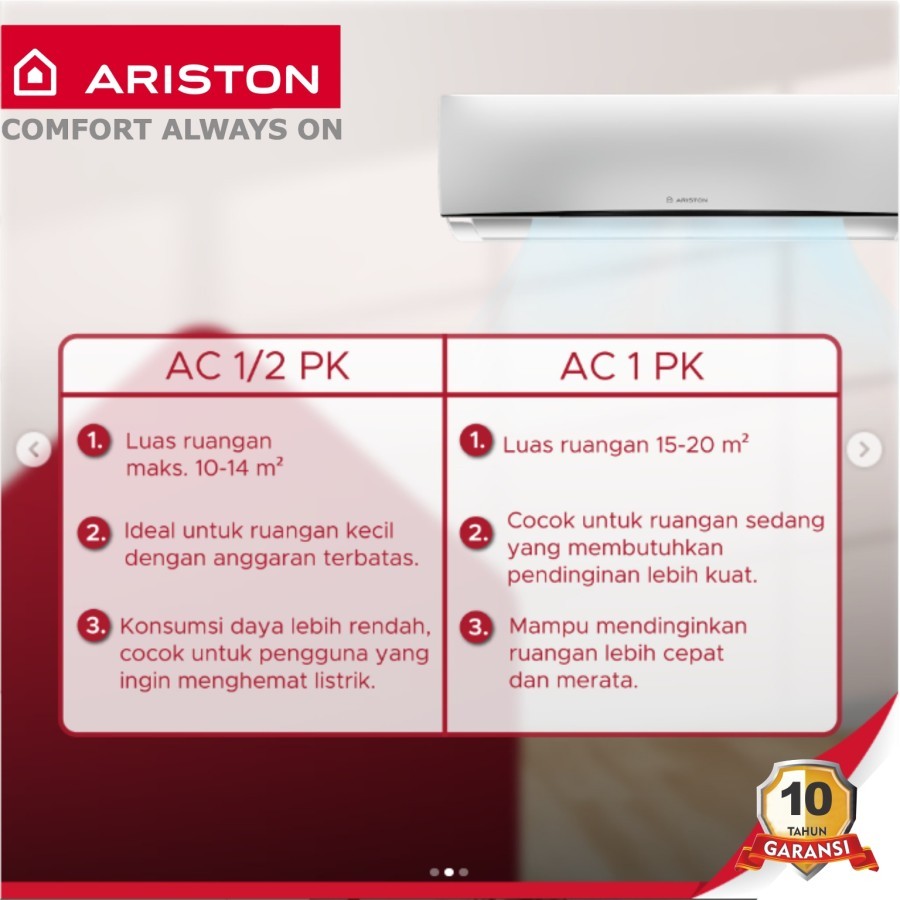 AC ARISTON KIOS 5 R32 UDO 1/2PK FAST COOLING LOWWWATT