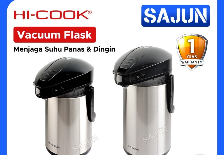 Hi-Cook Vacuum Flask / Termos Air Stainless 2500 ml