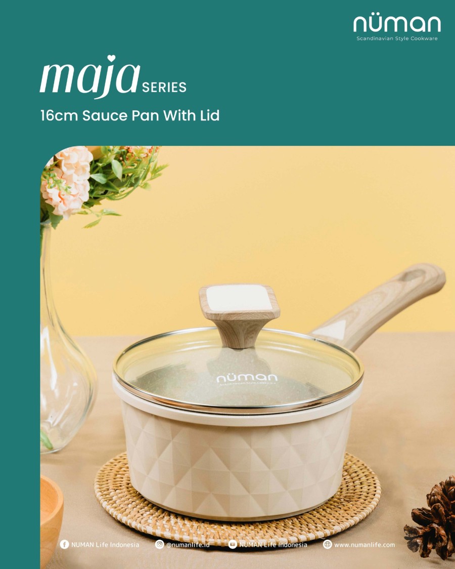 Numan Maja Series - Cookware Set / Panci Masak Marble Set Isi 4