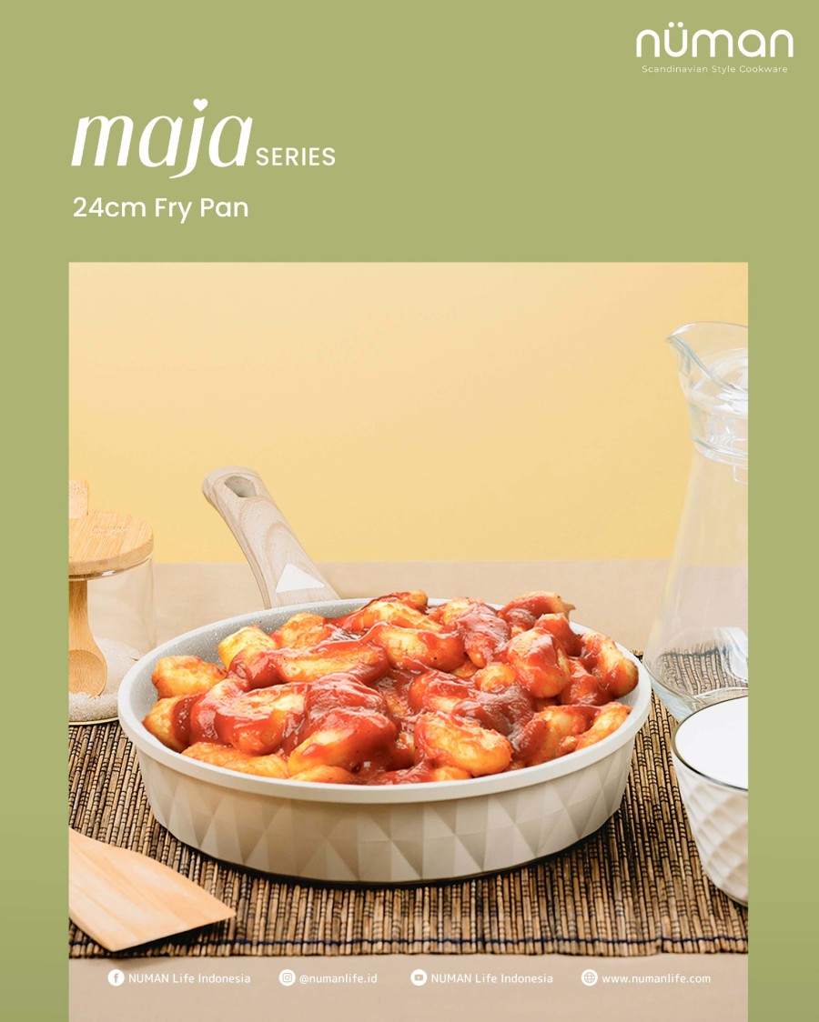 Numan Maja Series - Cookware Set / Panci Masak Marble Set Isi 4