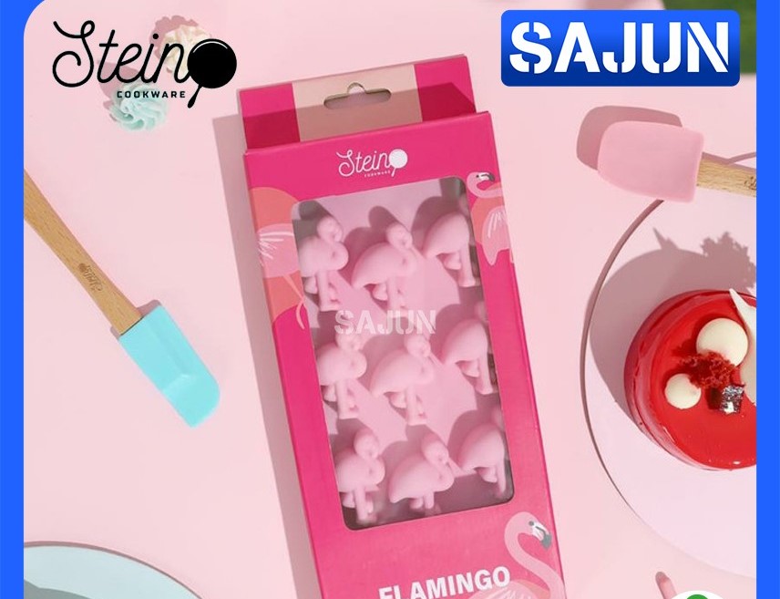 PROMO !! STEIN Cookware Silicone Ice Tray Flamingo/IceCream/TeddyBear