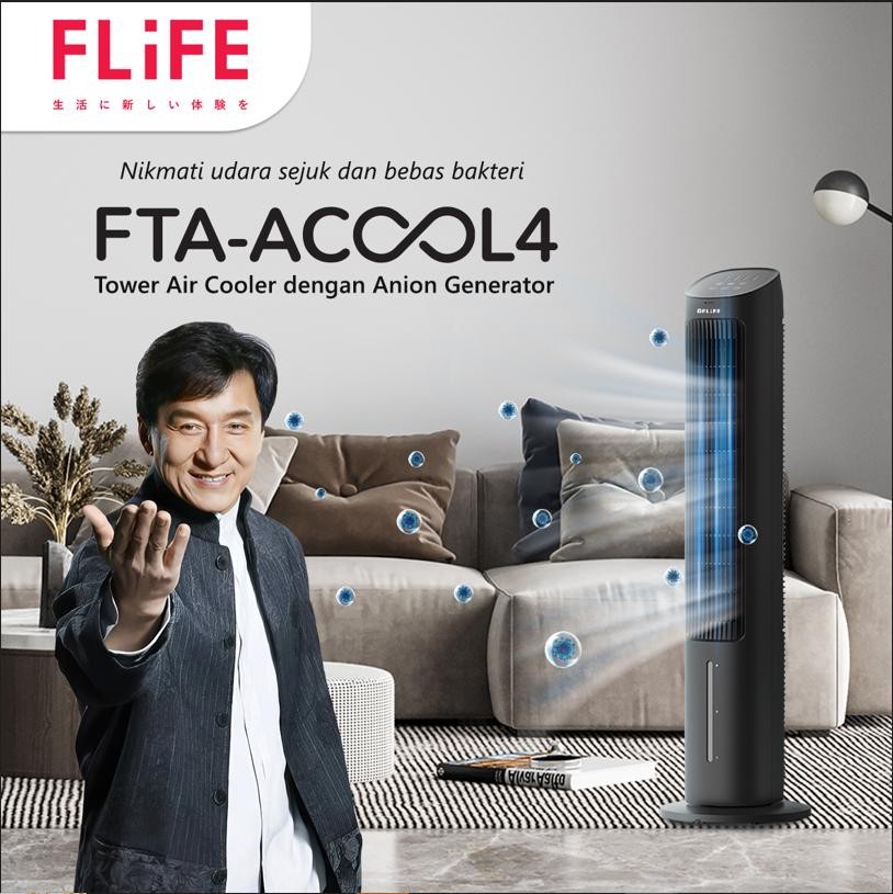 FLIFE FTA-ACOOL4 Tower Fan Air Cooler & Humidifier 4L