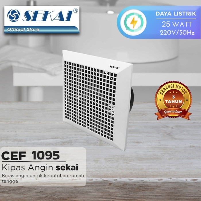 Sekai Exhaust Plafon 10 Inch Kipas Angin Dak Tipe Langit CEF 1095