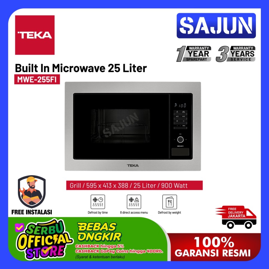TEKA Microwave Built-In 25L MWE 255 FI