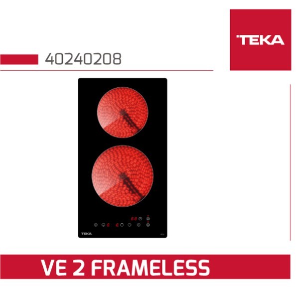 Teka Kompor Listrik Vitroceramic Ve 2 Electric Frameless Built in 30cm