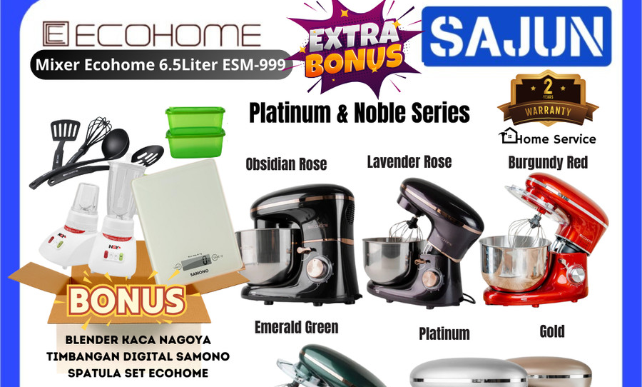 Ecohome Stand Mixer ESM-999 Original Premium Quality ESM999