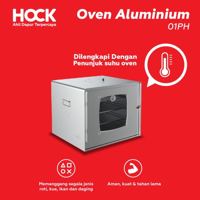 Hock Oven Tangkring Aluminium 01 Putaran Hawa 65 Liter