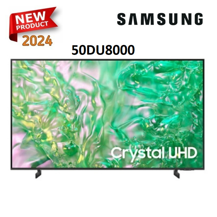 Samsung 50DU8000 Crystal 4K UHD Smart TV 50 Inch UA50DU8000KXXD