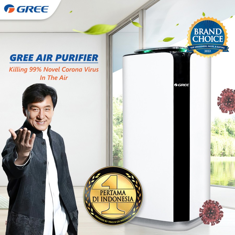 GREE Air Purifier GCC400DENA 99% Ampuh membunuh Virus Corona