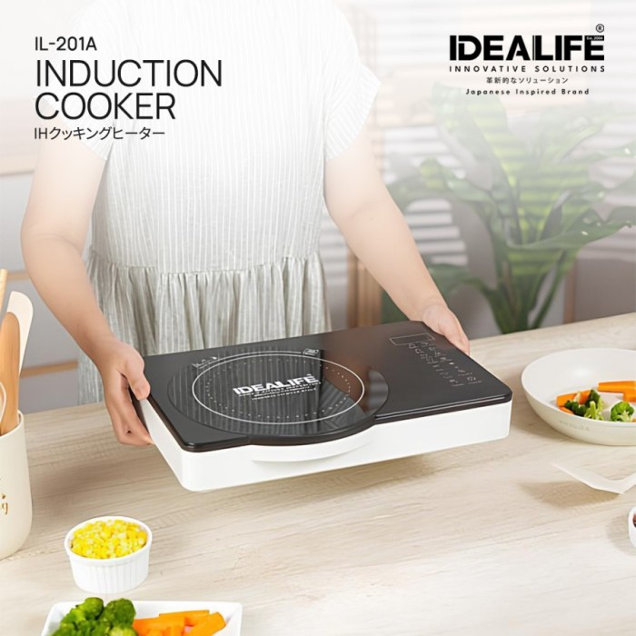 IDEALIFE Induction Cooker - Kompor Listrik Induksi 1 Tungku IL-201A