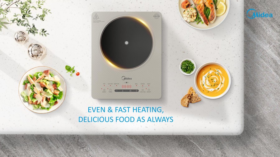 Midea Kompor Induksi MIC221T0AG Induction Cooker Single Hob