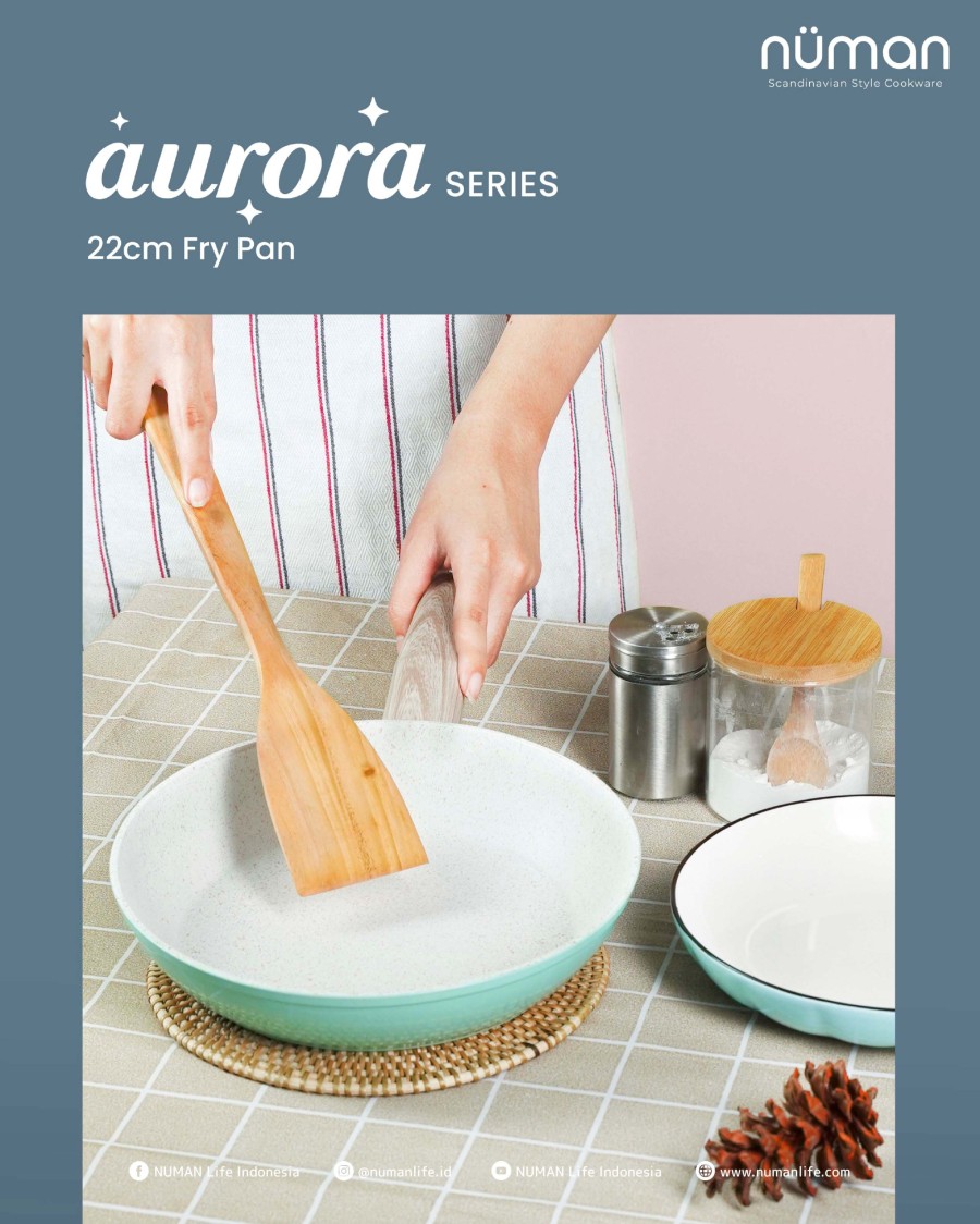 Numan Aurora Series - Cookware Set / Panci Masak Marble Set Isi 3