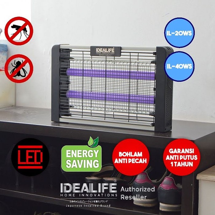 IDEALIFE Pest Control Lamp IL20WS Lampu Pembasmi Nyamuk 4 Watt IL-20WS