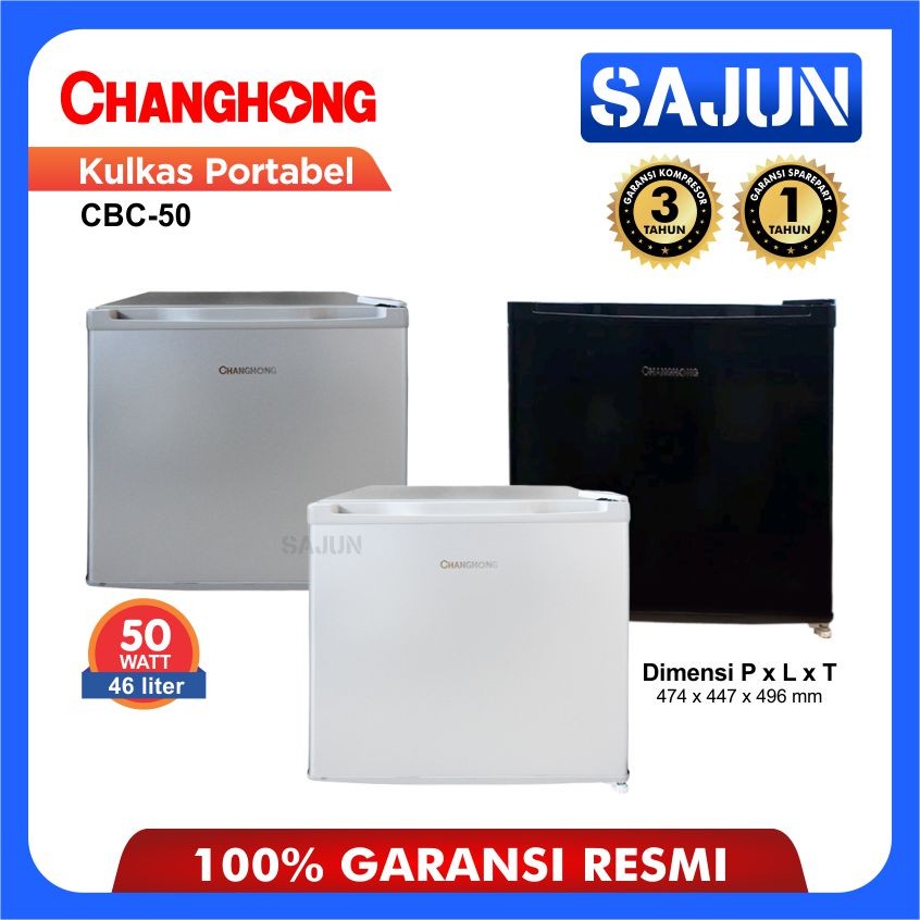 Kulkas MIni Changhong CBC-50 Kulkas Portabel Mini Bar CBC 50 - Hitam