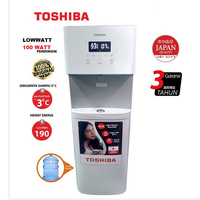 TOSHIBA Water Dispenser RWF-W1830BN Dispenser Air Galon Bawah 220W