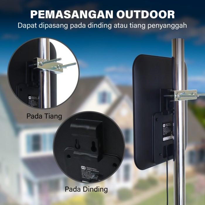 PX DA6000 Antena TV Digital Indoor Outdoor Booster DVBT2 4K DA-6000