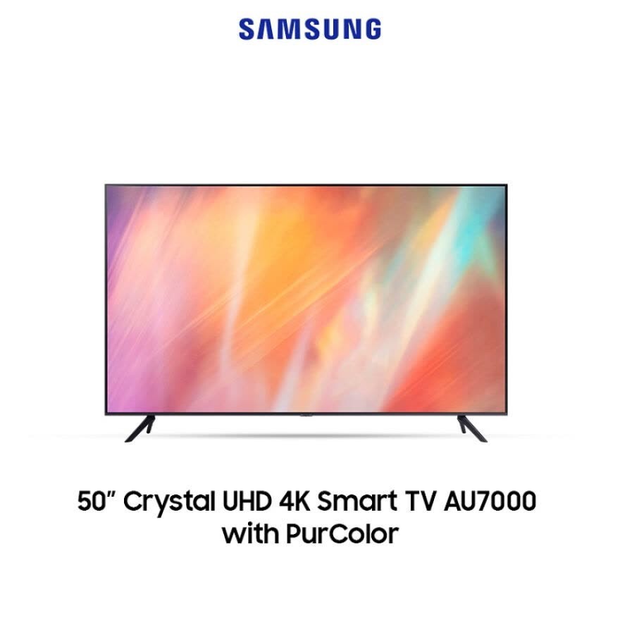 Samsung Smart TV 50 Inch Crystal 4K UHD 50AU7002 / UA50AU7002
