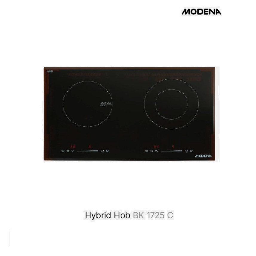 Modena Kompor Listrik Tanam Hybrid 2 Tungku BK1725C