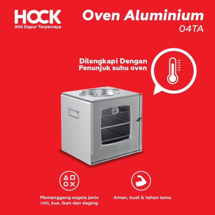 Hock Oven Tangkring Aluminium 04 Tempat Arang 22 Liter