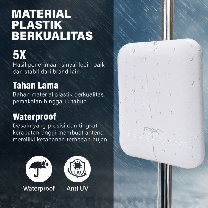 PX Digital TV Indoor Outdoor DVBT2 Antena Booster 4K PX DA-6600 / DA6600
