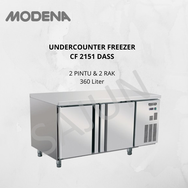 Modena Kulkas Pendingin Freezer 360L / Undercounter 150cm CF 2151 DASS