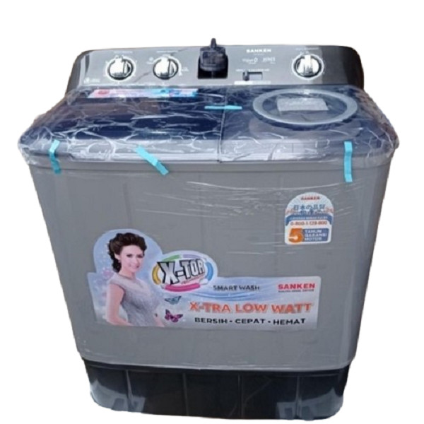 Sanken Mesin Cuci 2 Tabung 8KG TW-927 HGY / TW927