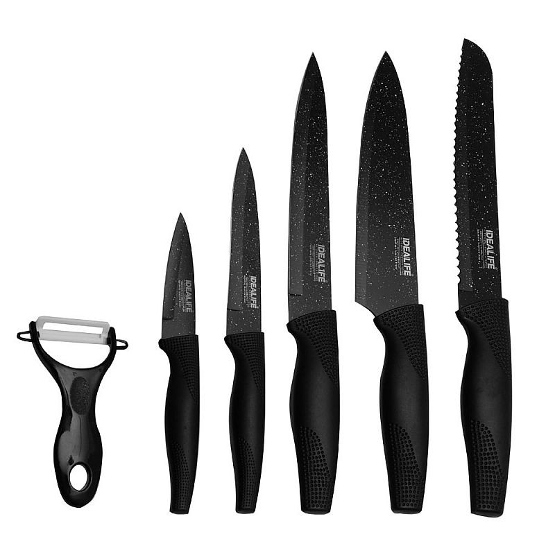 IDEALIFE Knife Set IL160 Perlengkapan Pisau Dapur Pisau Set IL-160