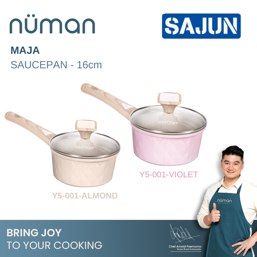 Numan Maja Series - Cookware Set / Panci Masak Marble Set Isi 4