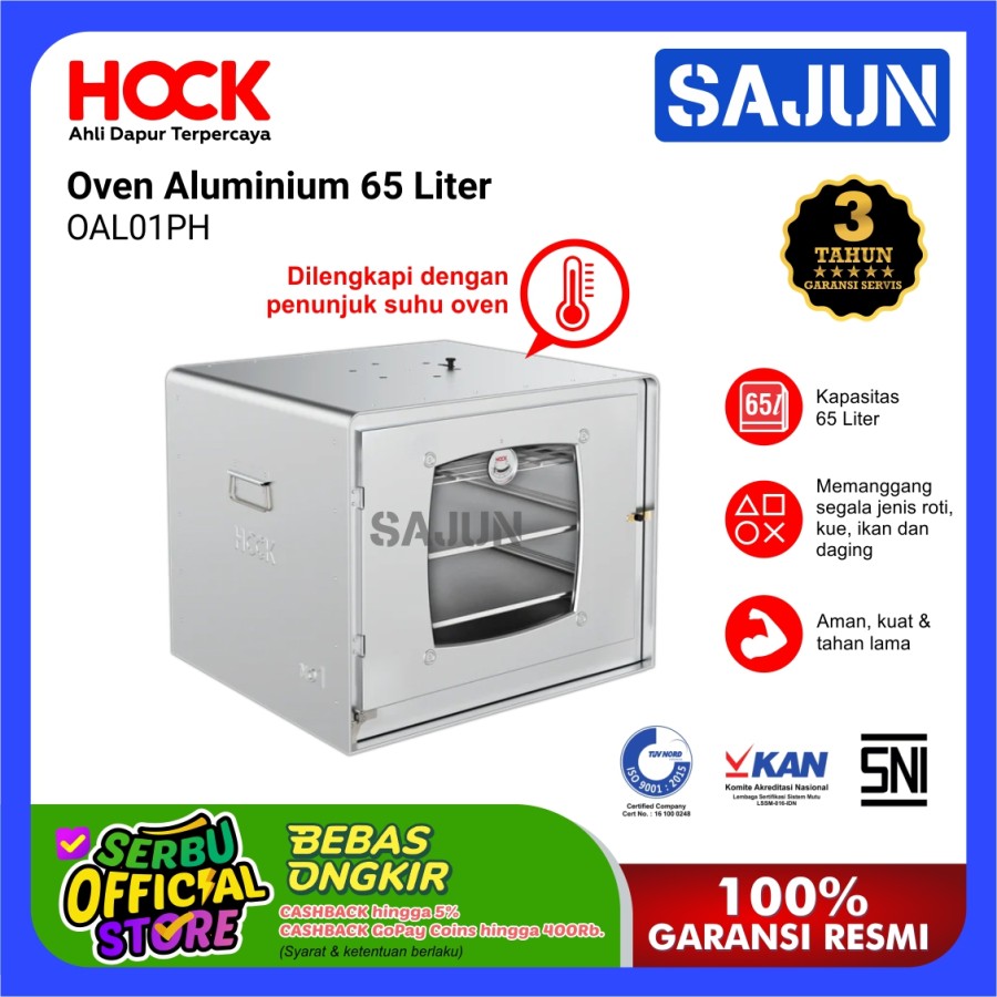 Hock Oven Tangkring Aluminium 04 Tempat Arang 22 Liter