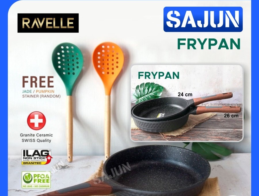 RAVELLE ROYALE Frypan 24 Cm Panci Penggorengan 24 cm