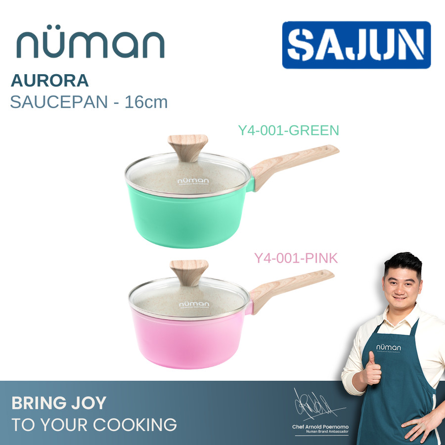 Numan Aurora Series - Cookware Set / Panci Masak Marble Set Isi 3