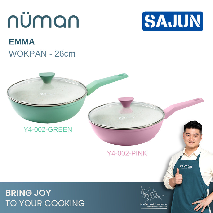 Numan Emma Series - Cookware Set / Panci Masak Marble Set Isi 3