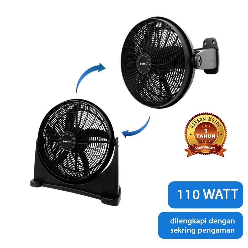 Sekai Kipas Angin Sirkulasi 2in1 Meja / Dinding ( 8 Inch / 10 Inch / 20 Inch ) FCU835 / FCU1035 / FCU2035 Desk Fan / Wall Fan FCU-835 / FCU-1035 / FCU-2035 