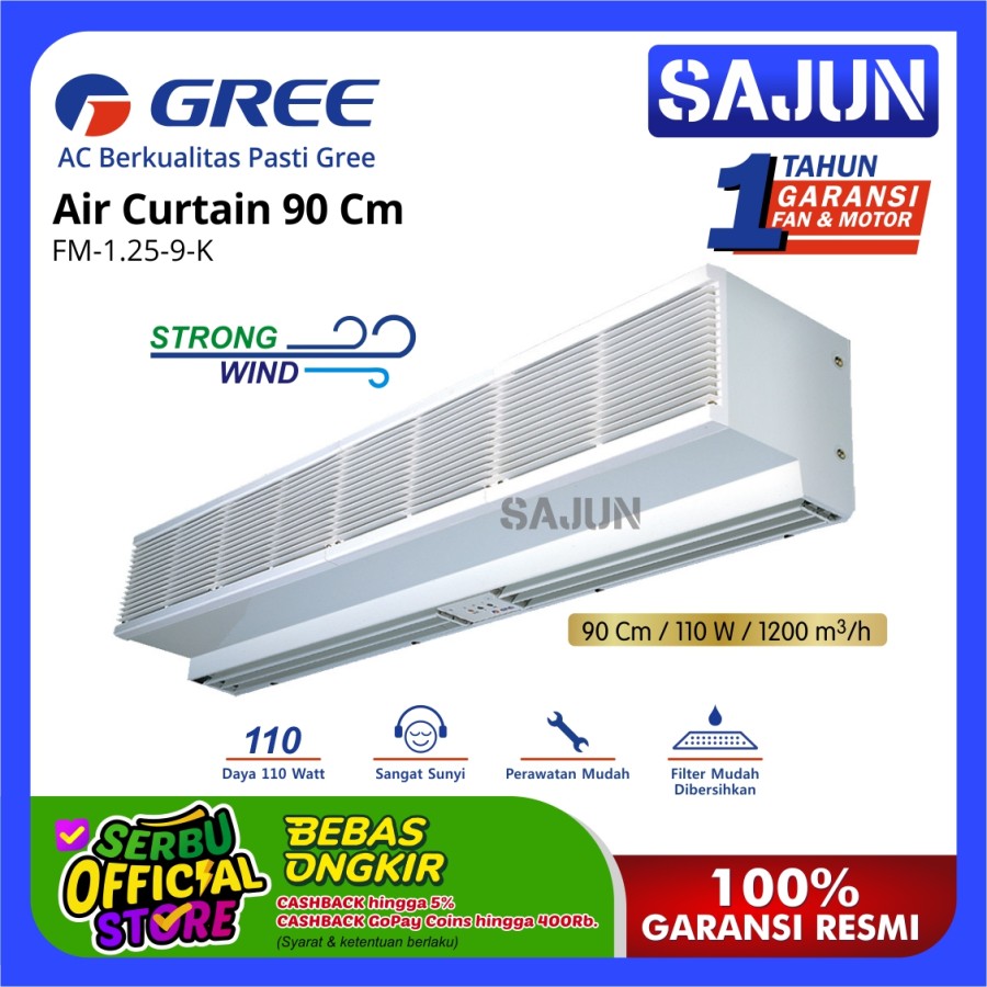 GREE AIR CURTAIN 90cm FM-1.25-9-K