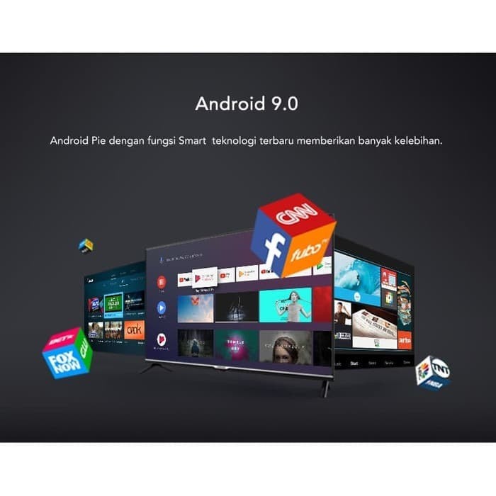 Changhong Framless L43H7 LED TV Android TV 43 Inch - FHD TV