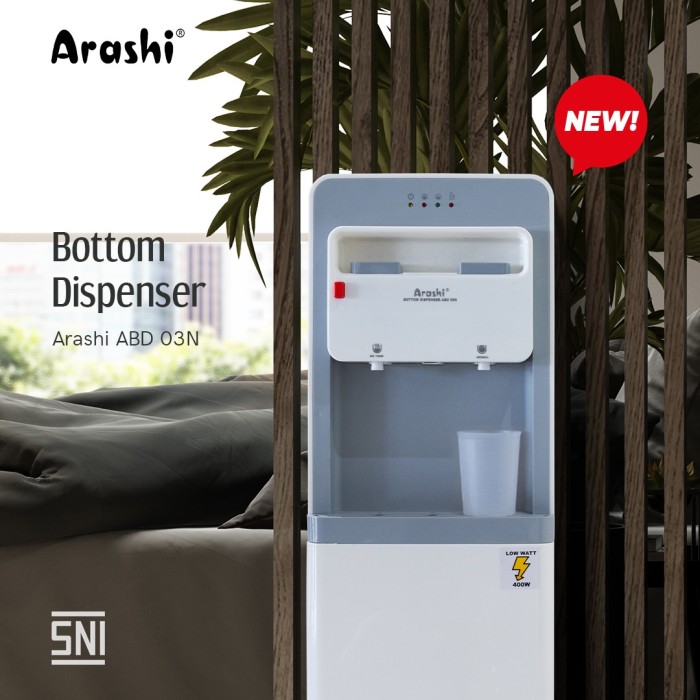 Arashi ABD03N Dispenser Air Elektrik Galon Bawah ABD 03N