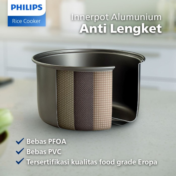 Philips Rice Cooker 1.8 Liter HD3003 / HD-3003 