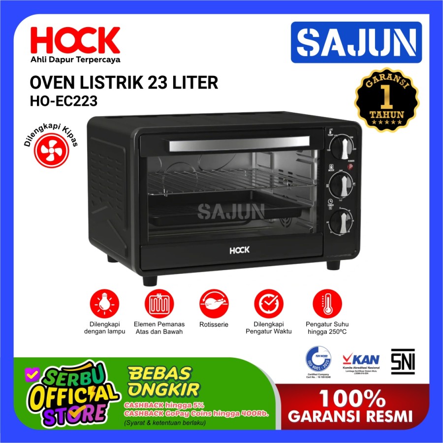 Hock Oven Listrik HO-EC223 (23 Liter)