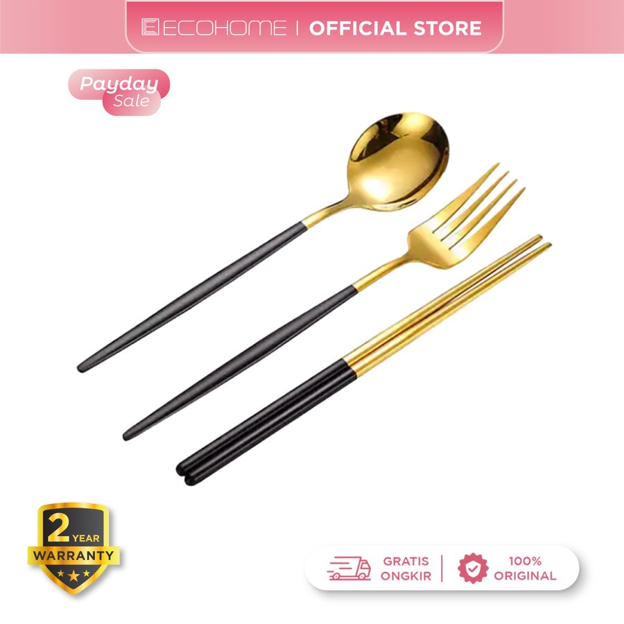Ecohome x Croma Haus Cutlery Tools Stainless Steel Food Grade