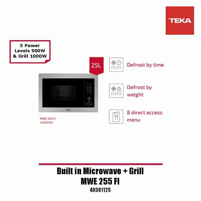 TEKA Microwave Built-In 25L MWE 255 FI