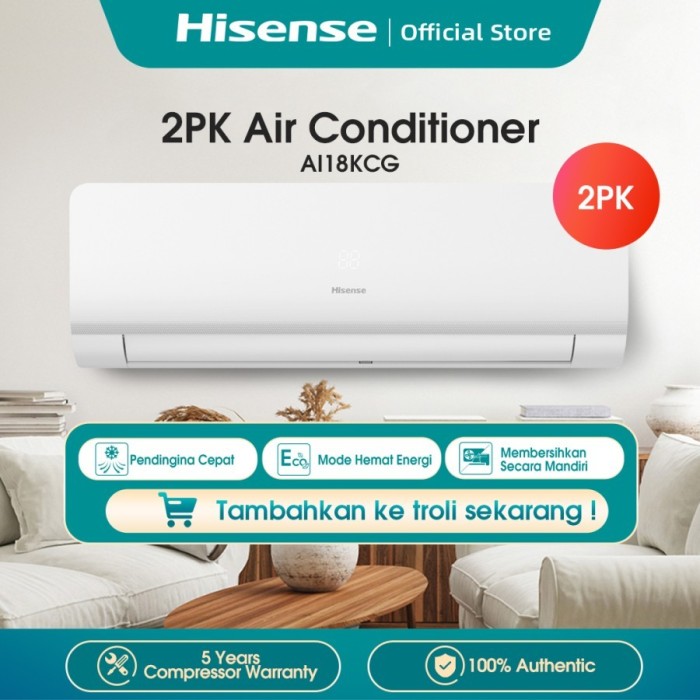 Hisense AC Split 2 PK Inverter - AI18KCG