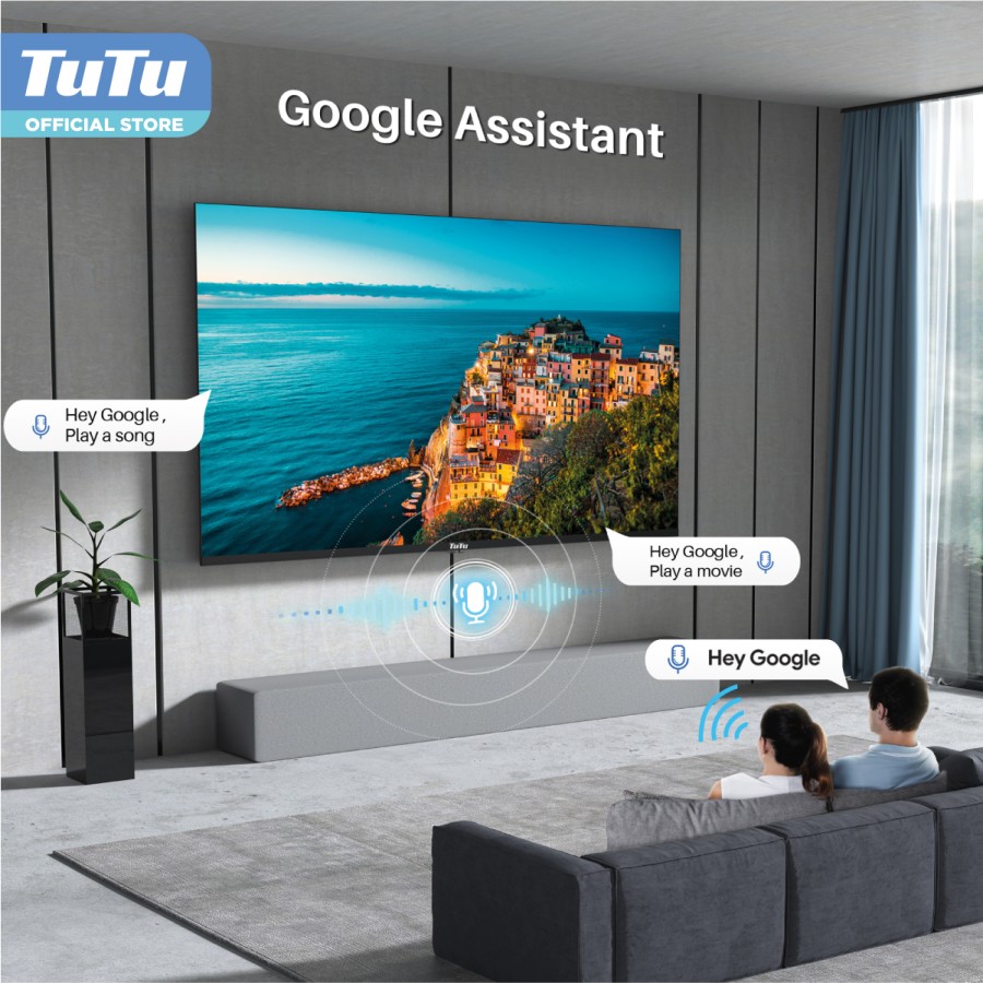 TUTU Smart TV | Android TV | Google TV | 43 inch | Full HD | LED TV