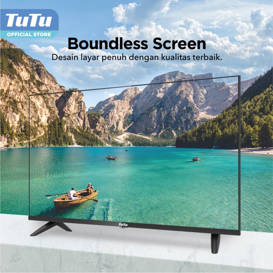 TUTU Google TV 32inch Smart Digital TV HD Google Assistant Youtube