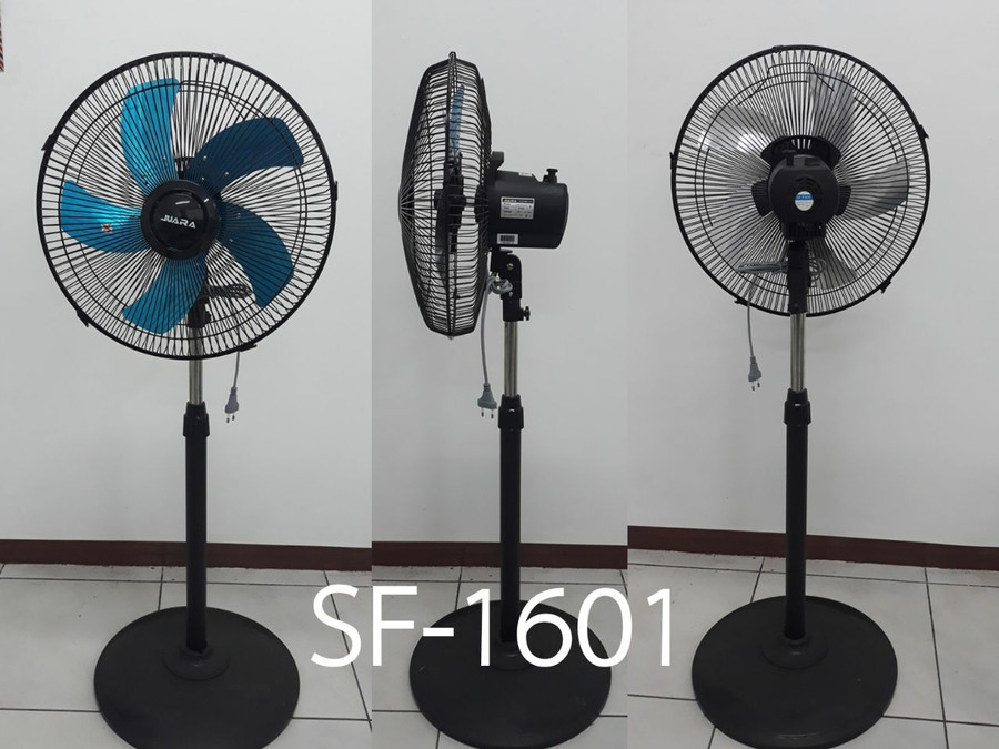 STAND FAN 16" JUARA Type SF -1601 - Warna Hitam