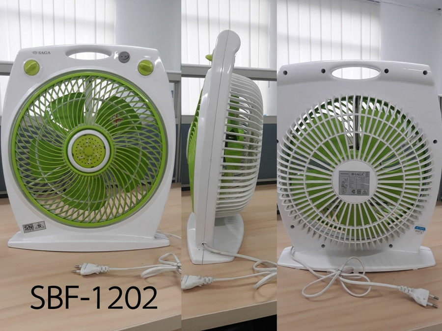 SAGA BOX FAN 12" Type SBF - 1202 - Warna Hijau