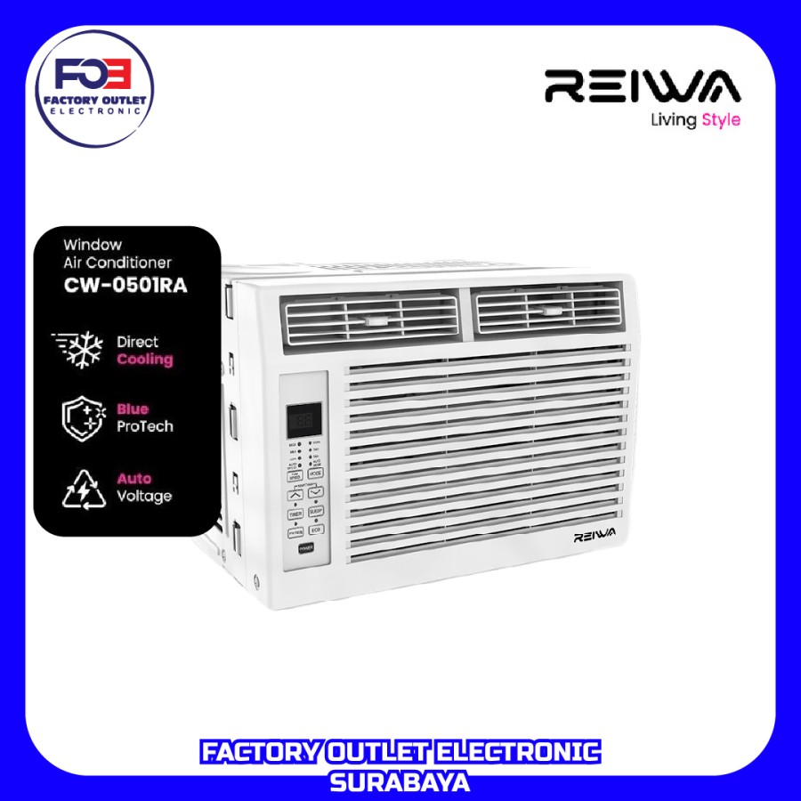 AC WINDOW 1/2 PK REIWA CW-0501RA
