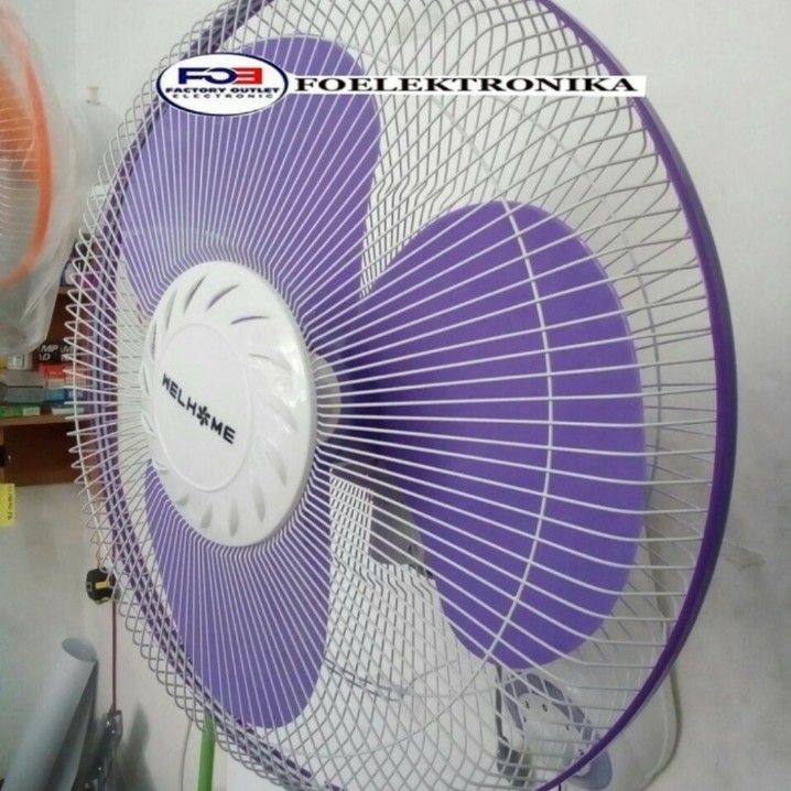 WELHOME WALL FAN 16 INCH TYPE WH-1663E GARANSI RESMI
