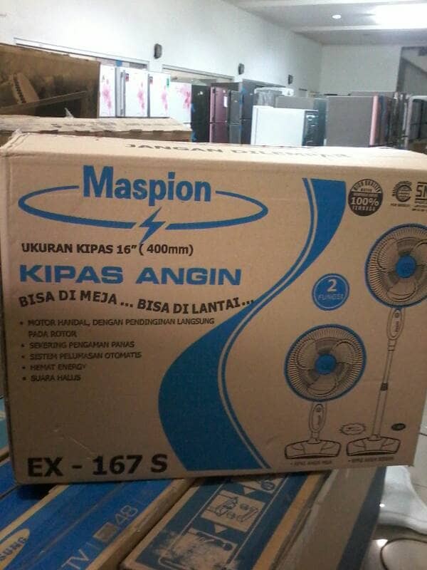 Kipas Angin Maspion EX 167 S Two In One 16 "