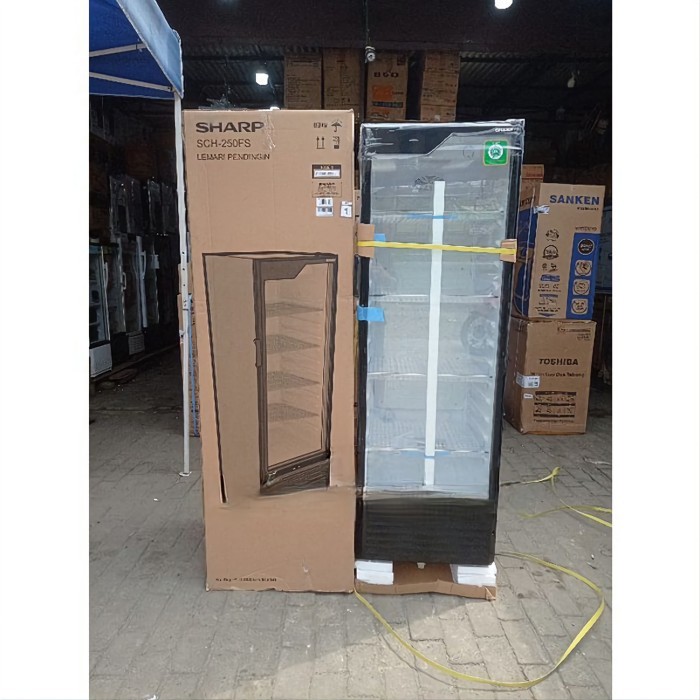 SHOWCASE SHARP SCH-250FS ( UNIT EKSDISPLAY)
