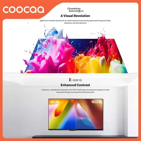 COOCAA 50 inch GOOGLE TV-4K UHD-Dolby Audio 50Y65